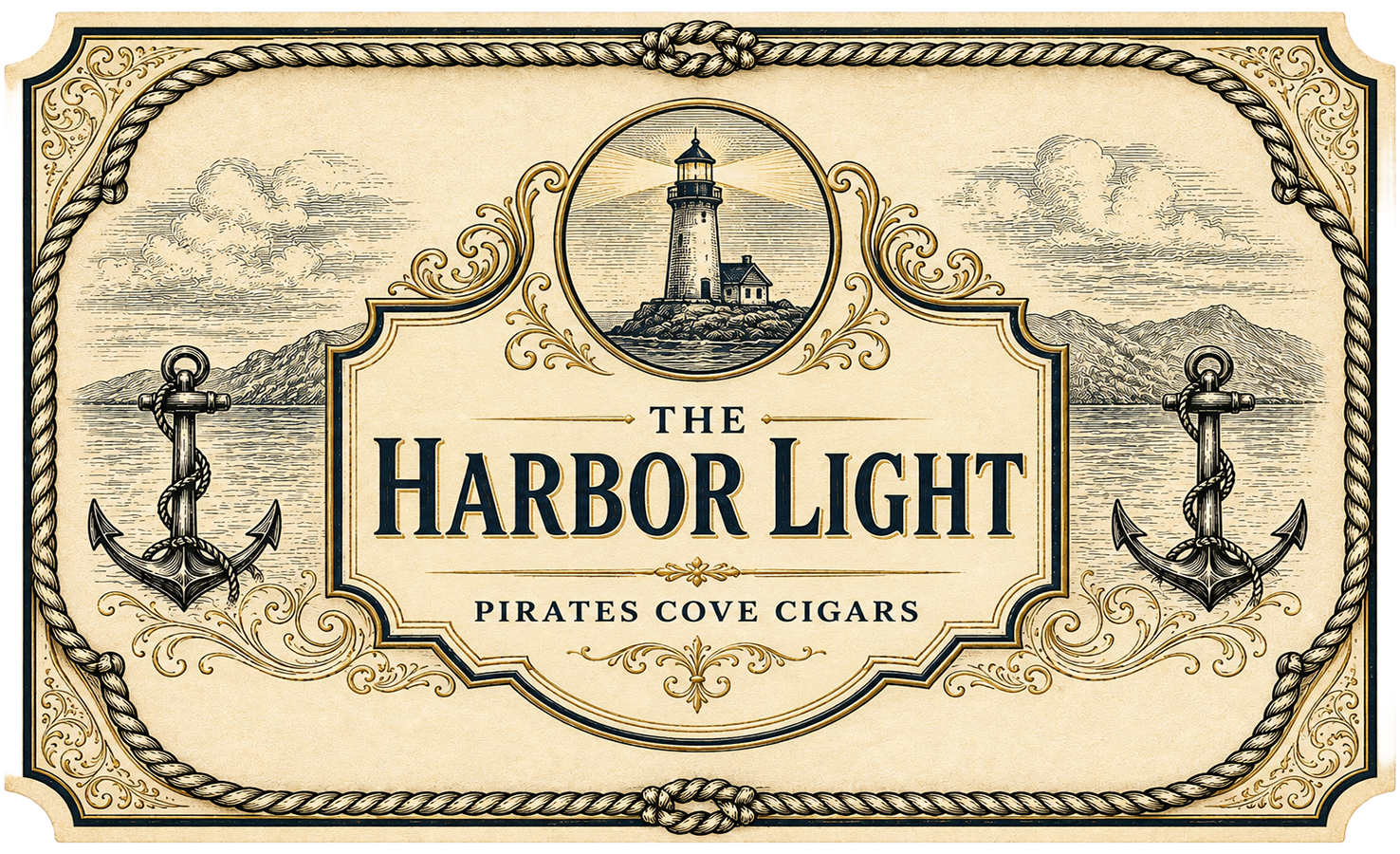 Pirates Cove Cigars Harbor Light handcrafted cigar.