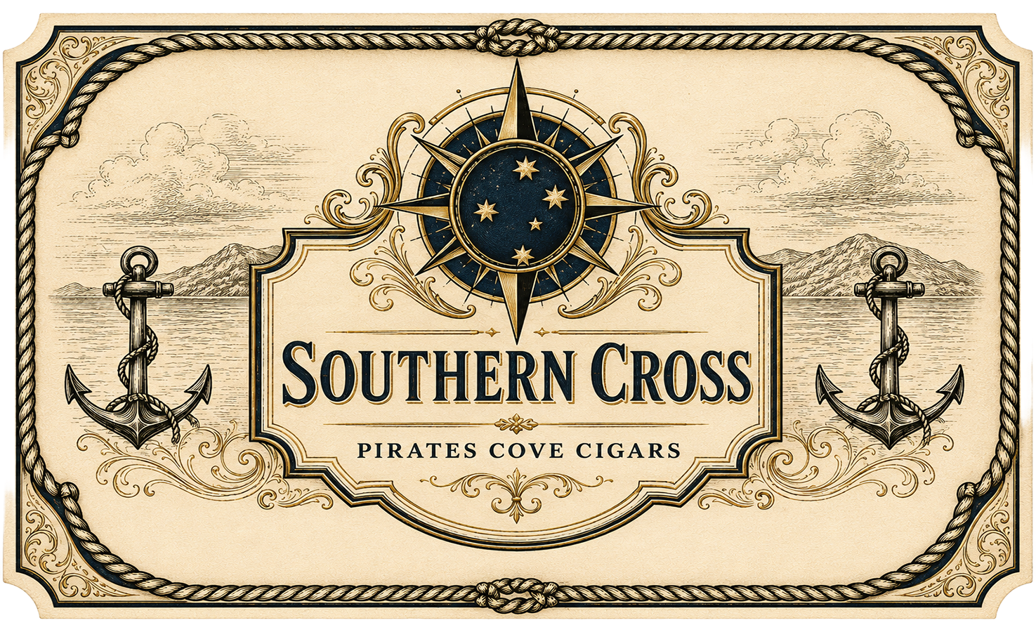 Pirates Cove Cigars Southern Cross handcrafted cigar.